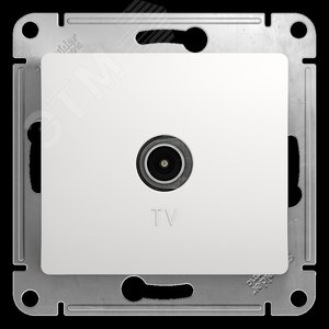 Розетка GLOSSA GSL000191 TV белый