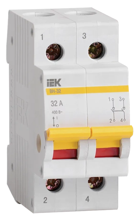 Выключатель нагрузки IEK 32А 2Р ВН-32 