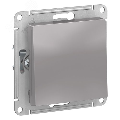 Выключатель AtlasDesign ATN000311 1кл, алюминий, механизм
