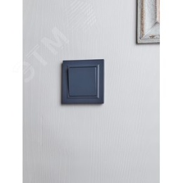 Переключатель IEK BRITE 1кл перекрестный маренго