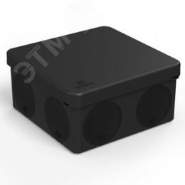 Коробка ПРОМРУКАВ 60-0300-9005-У 100*100*50 (черная)монт.пистолета