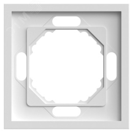 Рамка STEKKER PFR00-5001-01 1-я белый фарфор, серия ЭМИЛИ