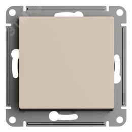 Переключатель AtlasDesign ATN001261 1кл, песочный, механизм