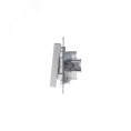 Выключатель AtlasDesign ATN000353 2кл с подсв., алюминий, механизм