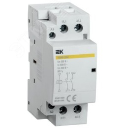 Контактор модульный IEK КМ40-20М 40А 2П 2НО