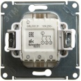 Выключатель GLOSSA GSL000631 3кл, механизм, перламутр