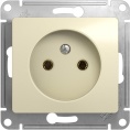 Розетка GLOSSA GSL000241 б/з бежевый