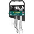 Набор рожковых гаечных ключей KRAFTOOL 27033-H8C 8-24mm