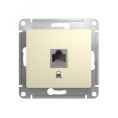 Розетка GLOSSA GSL000281 RJ45 бежевый