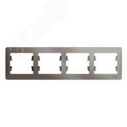 Рамка GLOSSA GSL001204 4поста платина