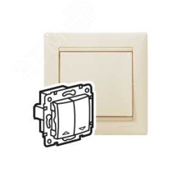 Legrand Valena 774304 выключатель управл.жалюзи мех сл.кость 
