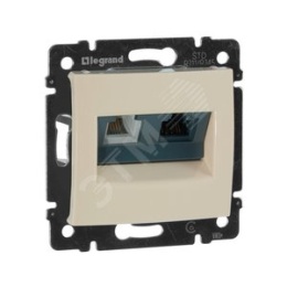 Розетка LEGRAND Valena 774180 RJ11/RJ45 Cat6 UTP слон.кость 