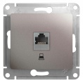 Розетка GLOSSA GSL001281К RJ45