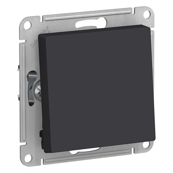 Переключатель AtlasDesign ATN001061 1кл, карбон, механизм