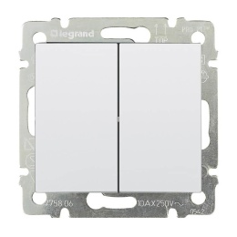Legrand Valena 774405 выключатель 2кл белый 