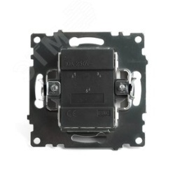 Выключатель STEKKER GLS10-7102-08 2кл золото, (механизм) серия КАТРИН