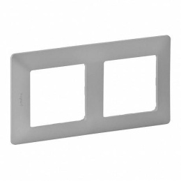 Legrand Valena-L 754132 рамка 2-пост алюм.