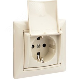 Legrand Valena 774322 Розетка 2к+3нем.ст. мех. сл.кость с крышкой