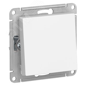 Переключатель AtlasDesign ATN000161 1кл, белый, механизм