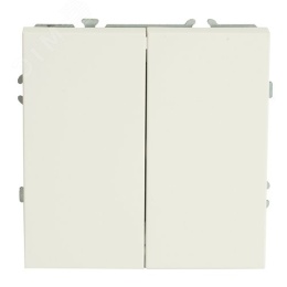 Выключатель STEKKER RSW10-5104-01 2кл белый фарфор серия ЭМИЛИ