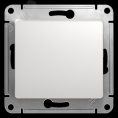 Выключатель GLOSSA GSL000111 1кл, белый