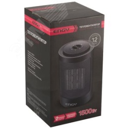 Тепловентилятор ENGY PTC-320 750/1500Вт 2режима, керамика черный
