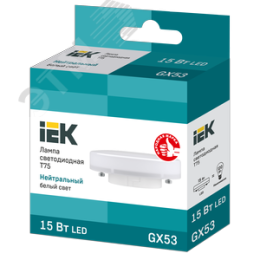 Лампа IEK LED15 15W 220V GX53 4000K