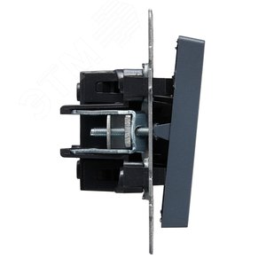 Переключатель IEK BRITE 2кл маренго