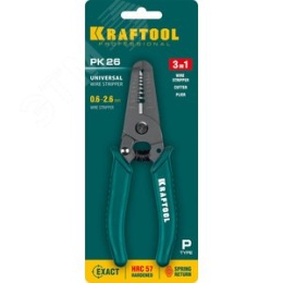 Пассатижи KRAFTOL 22660-15 для снятия изоляциии 0,6-2,6мм, 150мм