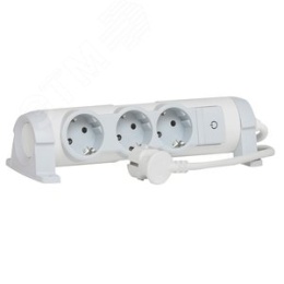 Удлинитель LEGRAND 694622 3*2k+3 3м 3500вт (695822)повор.блок