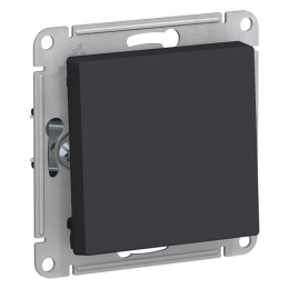 Выключатель AtlasDesign ATN001011 1кл, карбон, механизм