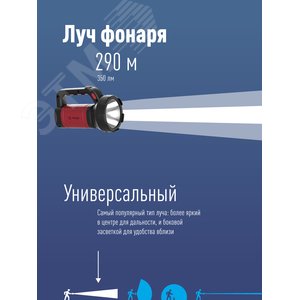 Фонарь КОСМОС KOSAc8005Wlith 5W+COB прожектор