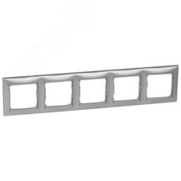 Legrand Valena 770155 Рамка 5П алюминий 