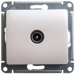 Розетка GLOSSA GSL000691 TV, механизм, перламутр