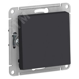 Переключатель AtlasDesign ATN001071 1кл перекр. карбон, механизм