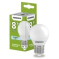 Лампа GENERICA LED8 8W E27 6500K шар матовый