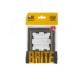 Рамка IEK BRITE 1пост шампань