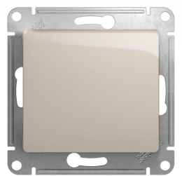 Выключатель GLOSSA GSL000911 1кл, механизм, молочный