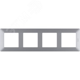 Legrand Valena-L 754134 рамка 4-пост алюм.