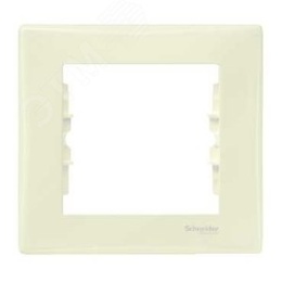 Рамка SE SEDNA SDN5800147 1-ая бежевая