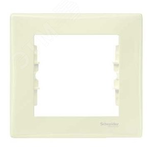 Рамка SE SEDNA SDN5800147 1-ая бежевая