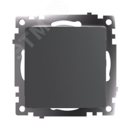 Выключатель STEKKER GLS10-7103-06 1кл графит, (механизм) серия КАТРИН