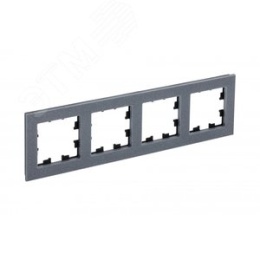 Рамка AtlasDesign ATN343204 4-ая Мрамор Айс грей