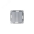 Выключатель AtlasDesign ATN000331 3кл, алюминий, механизм