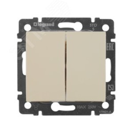 Legrand Valena 774305 выключатель 2кл сл.кость 