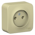 Розетка BLANCA BLNRA000117 б/з бежевая, наружная