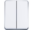 Выключатель AtlasDesign PROFI54 ATN540151 2кл белый