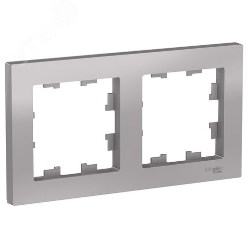 Рамка AtlasDesign ATN000302 2-ая алюминий