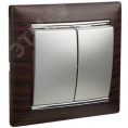 Legrand Valena 770105 Выключатель 2кл. алюм. 