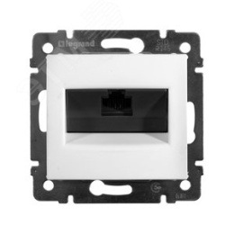 Legrand Valena 774238 Розетка 1*RJ45 UTP Cat5e на винтах белая 